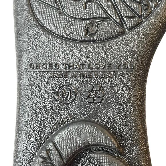 OKAb Madison Slide Sandals With Gingham Check Bow Size Medium (6.5-7.5) - Picture 9 of 10